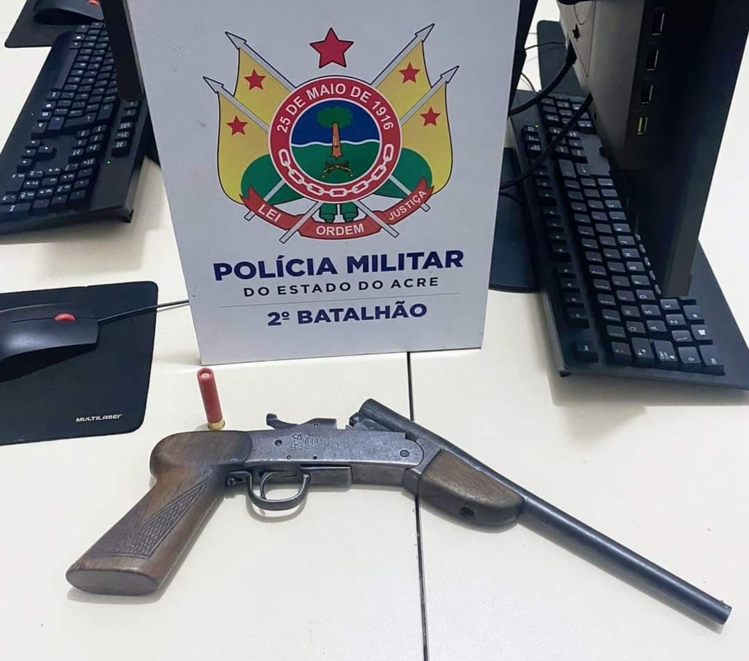 Homem que alegou prestar socorro a tia é preso por porte ilegal de arma de fogo